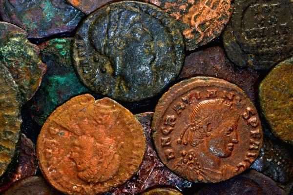 foto romeinse munten